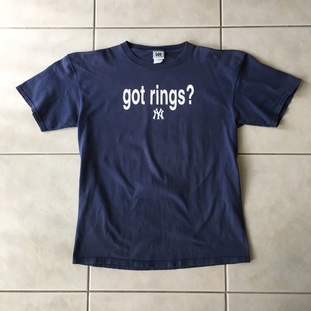 Vintage Lee New York Yankees Got Rings? T-Shirt